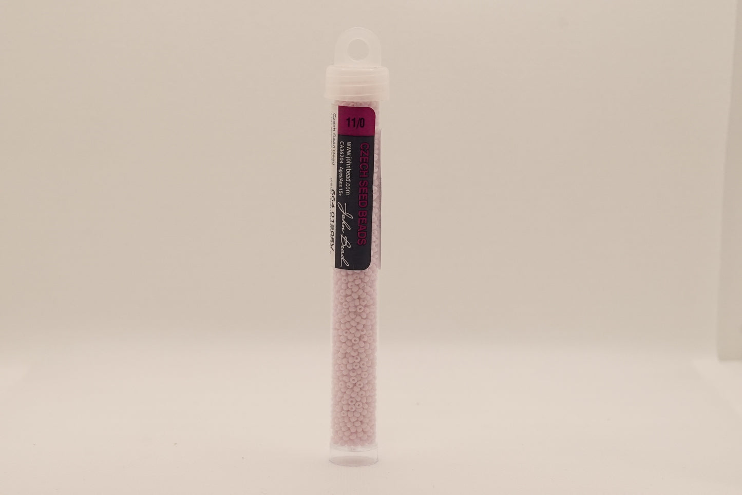 26 - 11/0 Vial Opaque Natural Pink