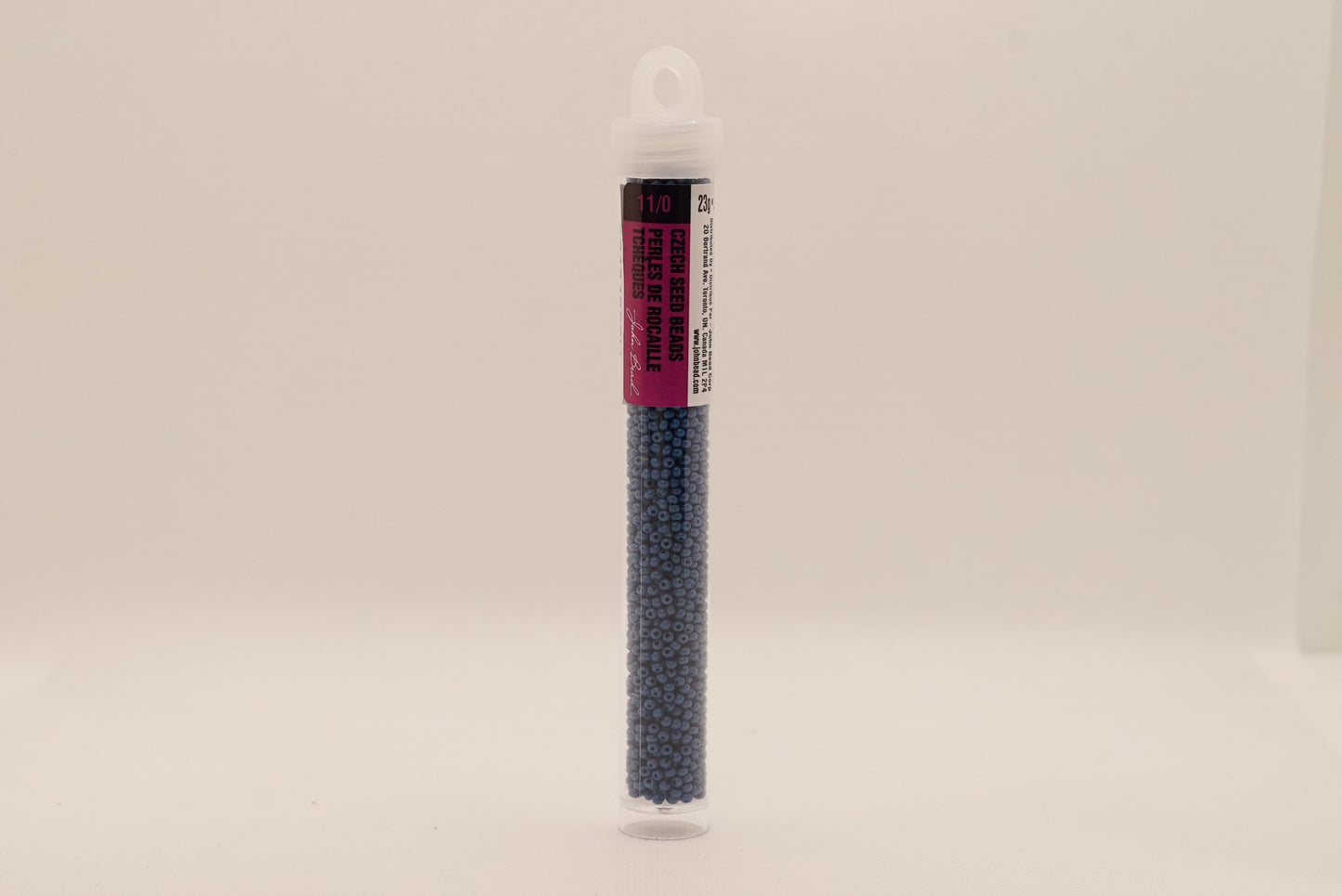 33 - 11/0 Vial Opaque Dark Blue