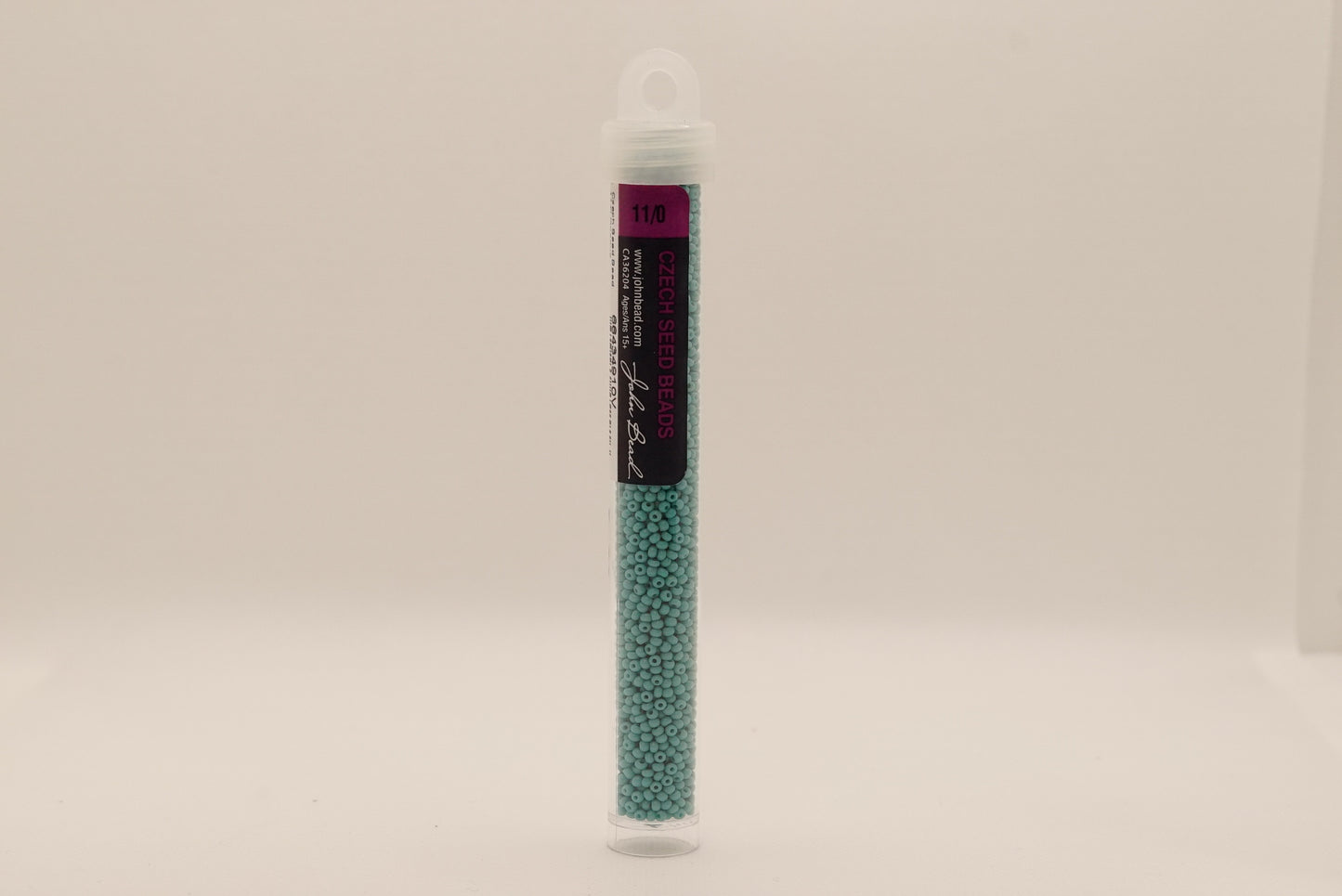 37 - 11/0 Vial Opaque Turquoise
