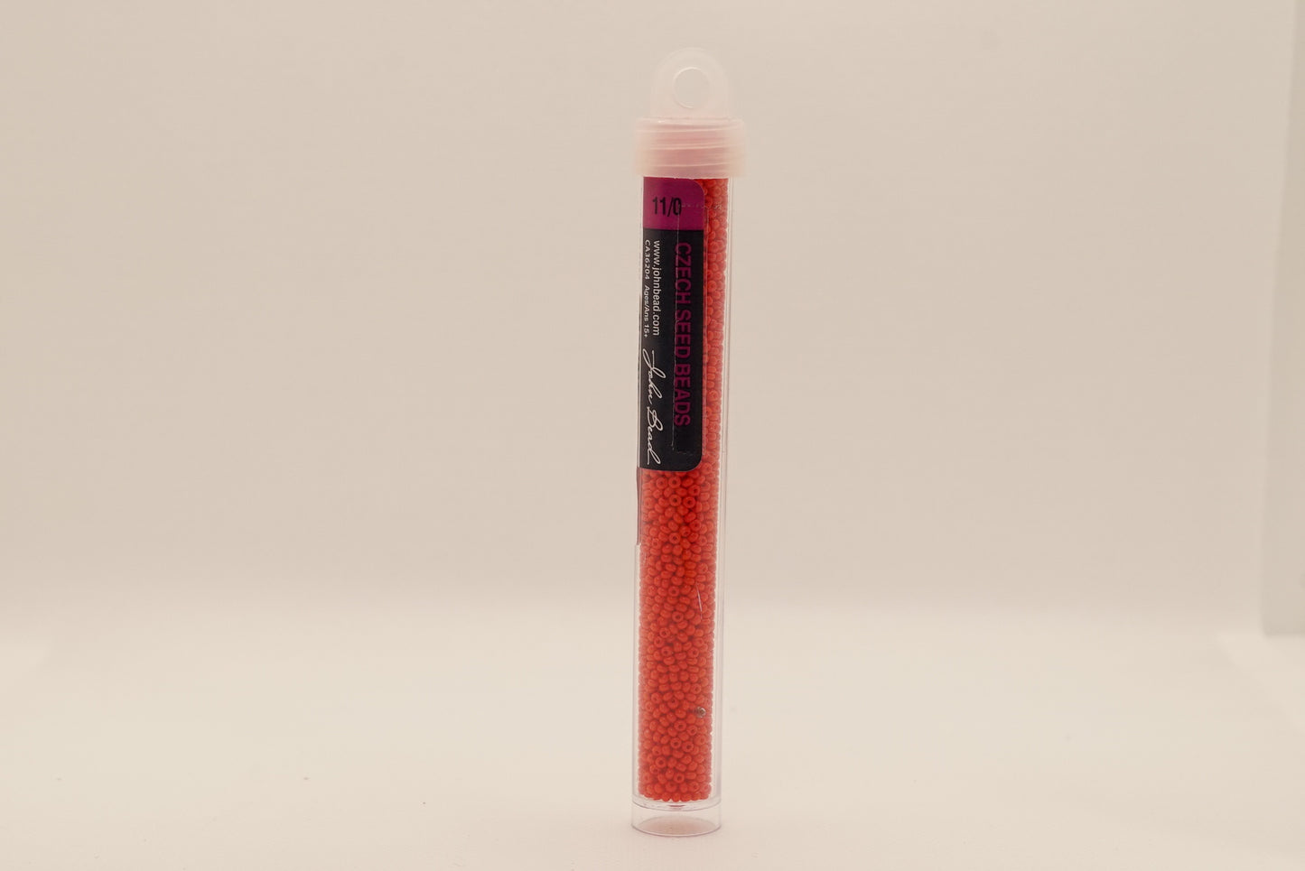 39 - 11/0 Vial Opaque Light Red