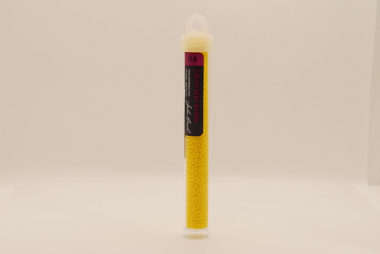 44 - 11/0 Vial Opaque Golden Yellow