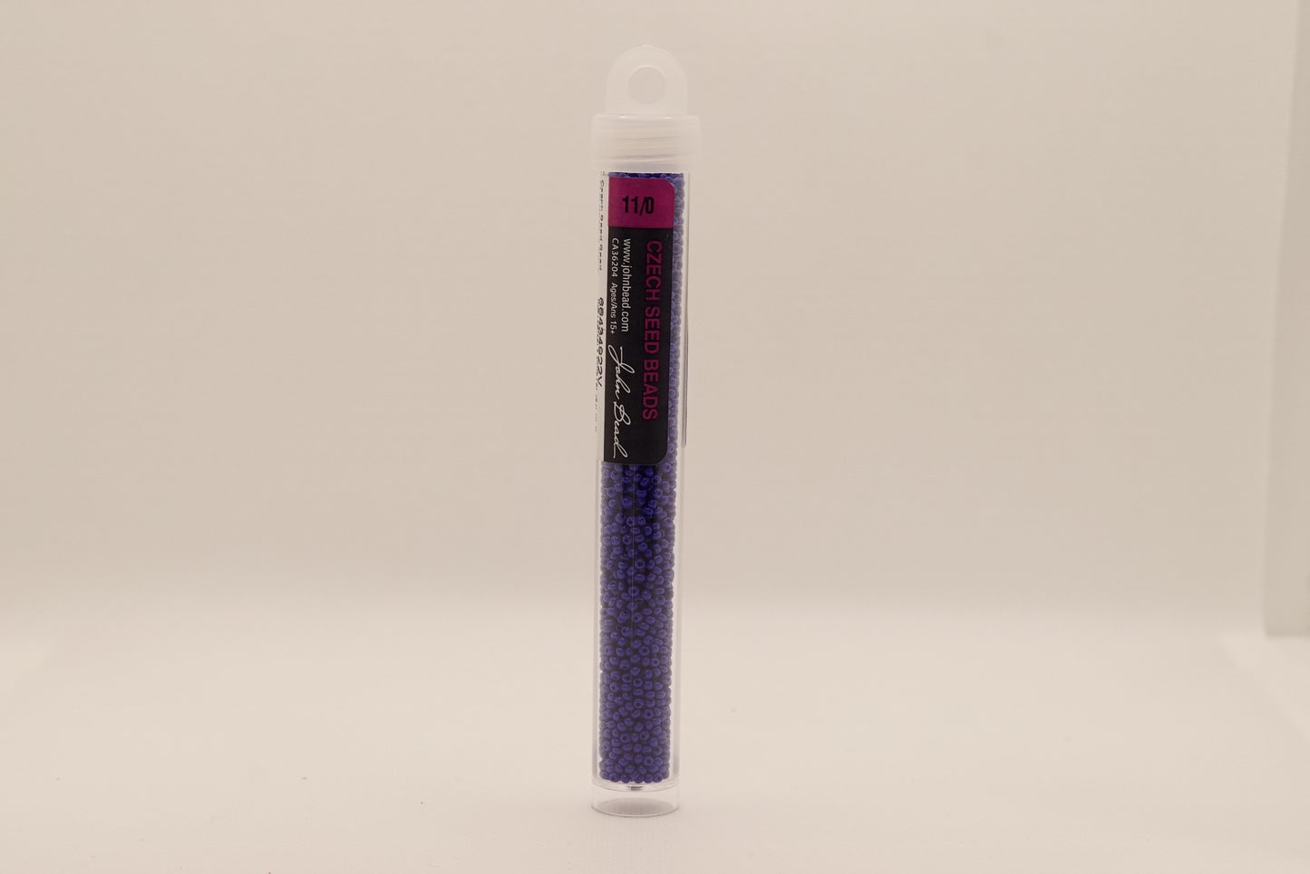 49 - 11/0 Vial Opaque Royal Blue
