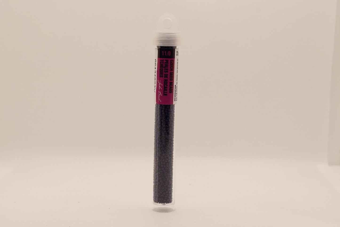 50 - 11/0 Vial Opaque Dark Royal Blue