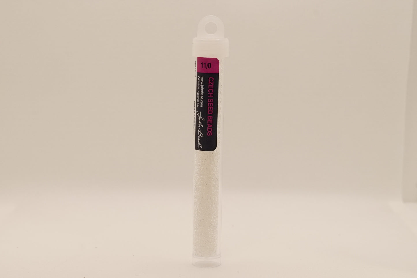 54 - 11/0 Vial Transparent Crystal