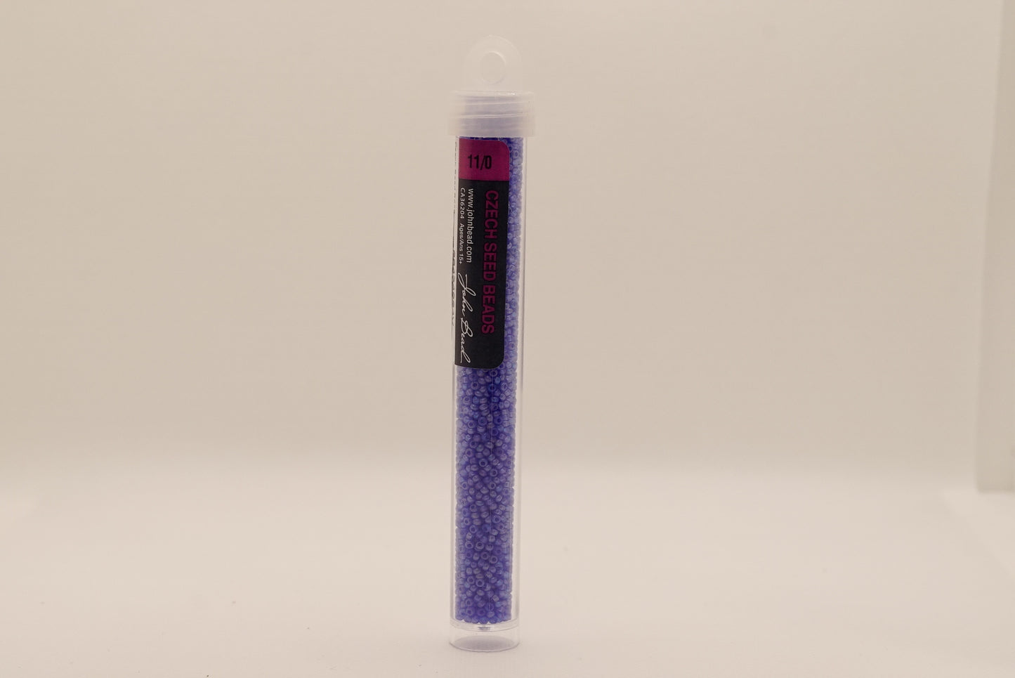 78 - 11/0 Vial Transparent Mauve AB Matt