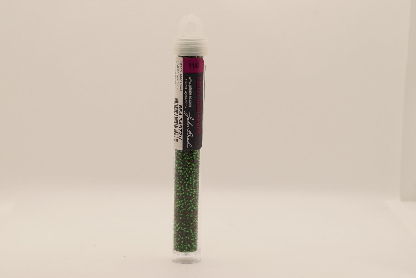 85 - 11/0 Vial S/L Medium Green