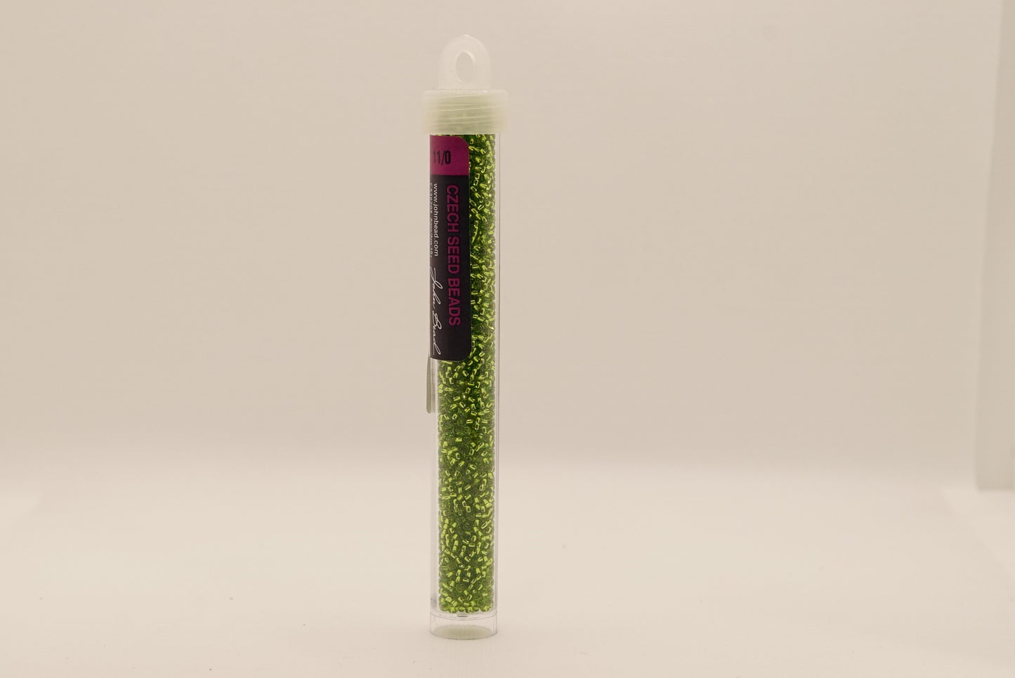 86 - 11/0 Vial S/L Chartreuse