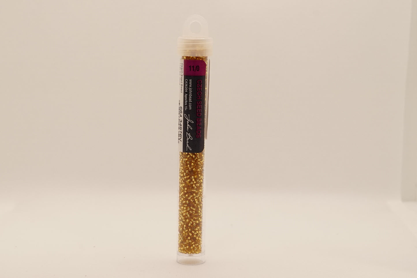 89 - 11/0 Vial S/L Gold