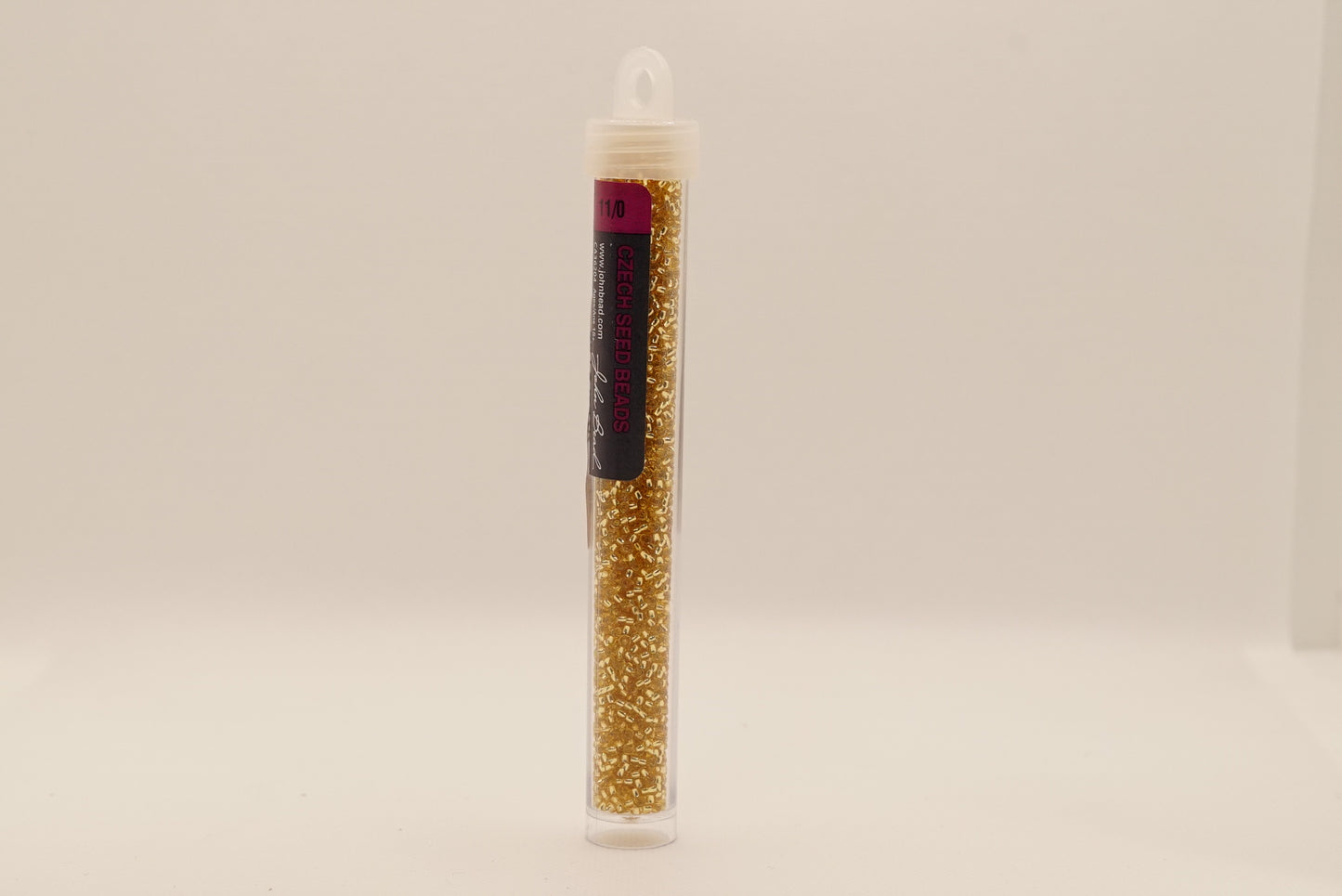 90 - 11/0 Vial S/L Light Gold
