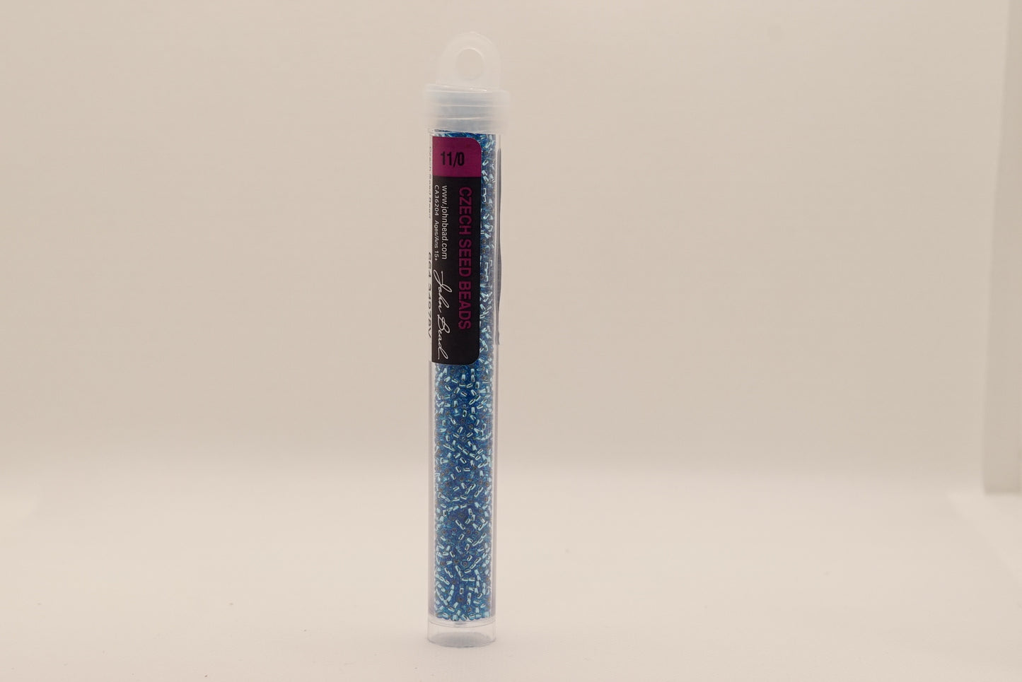 91 - 11/0 Vial S/L Aqua