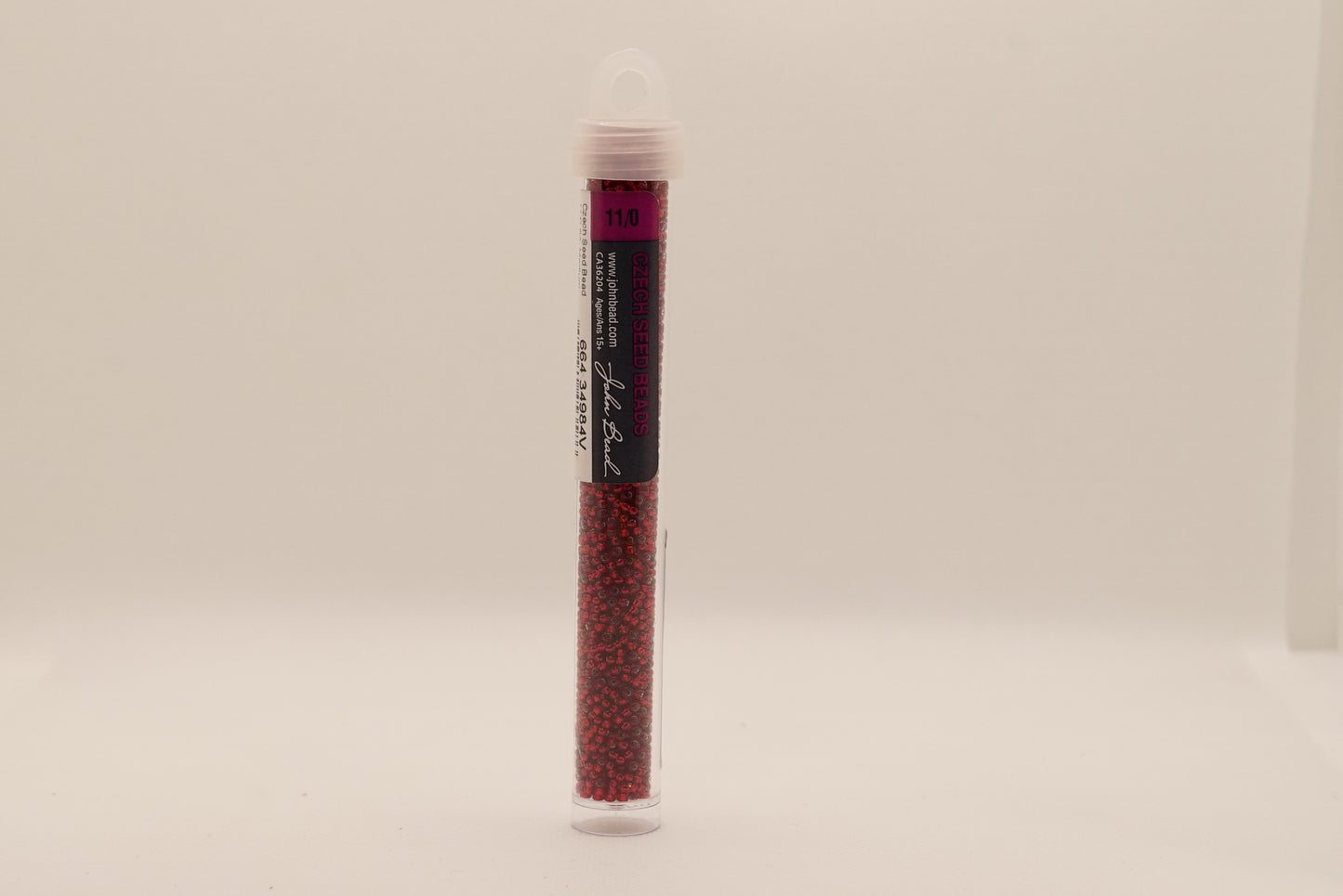 97 - 11/0 Vial S/L Medium Red