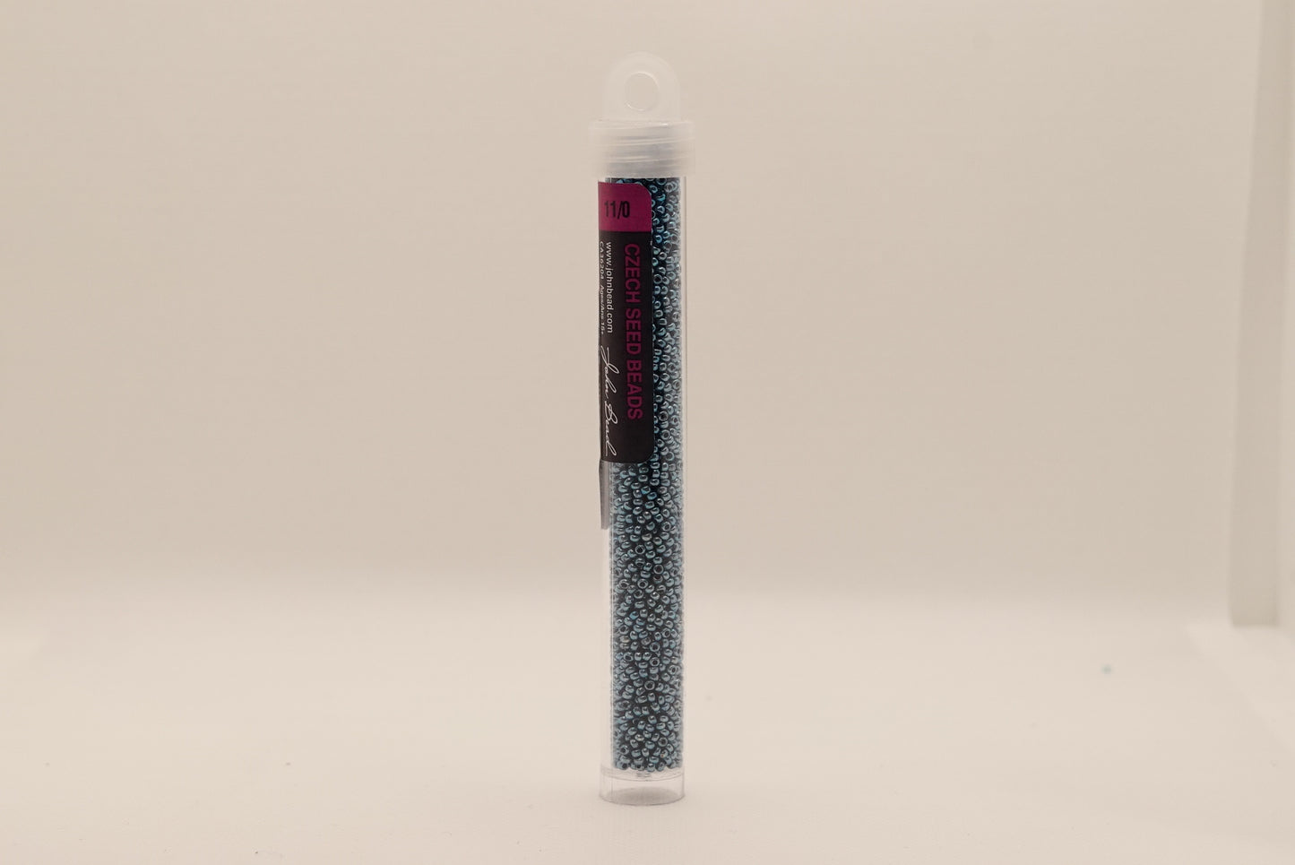 119 - 11/0 Vial Metallic Blue
