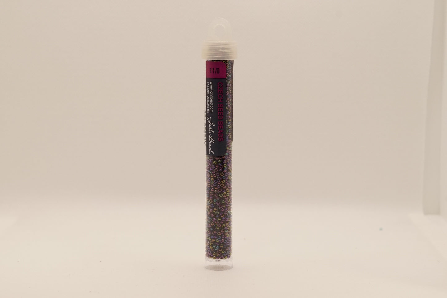 126 - 11/0 Vial Opaque Purple AB