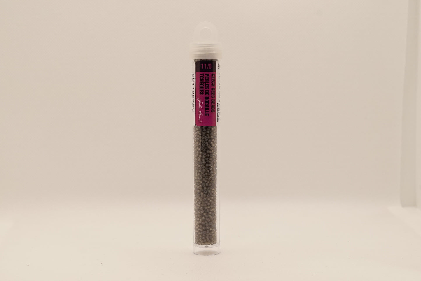 224 - 11/0 Vial Alabaster Grey Solgel