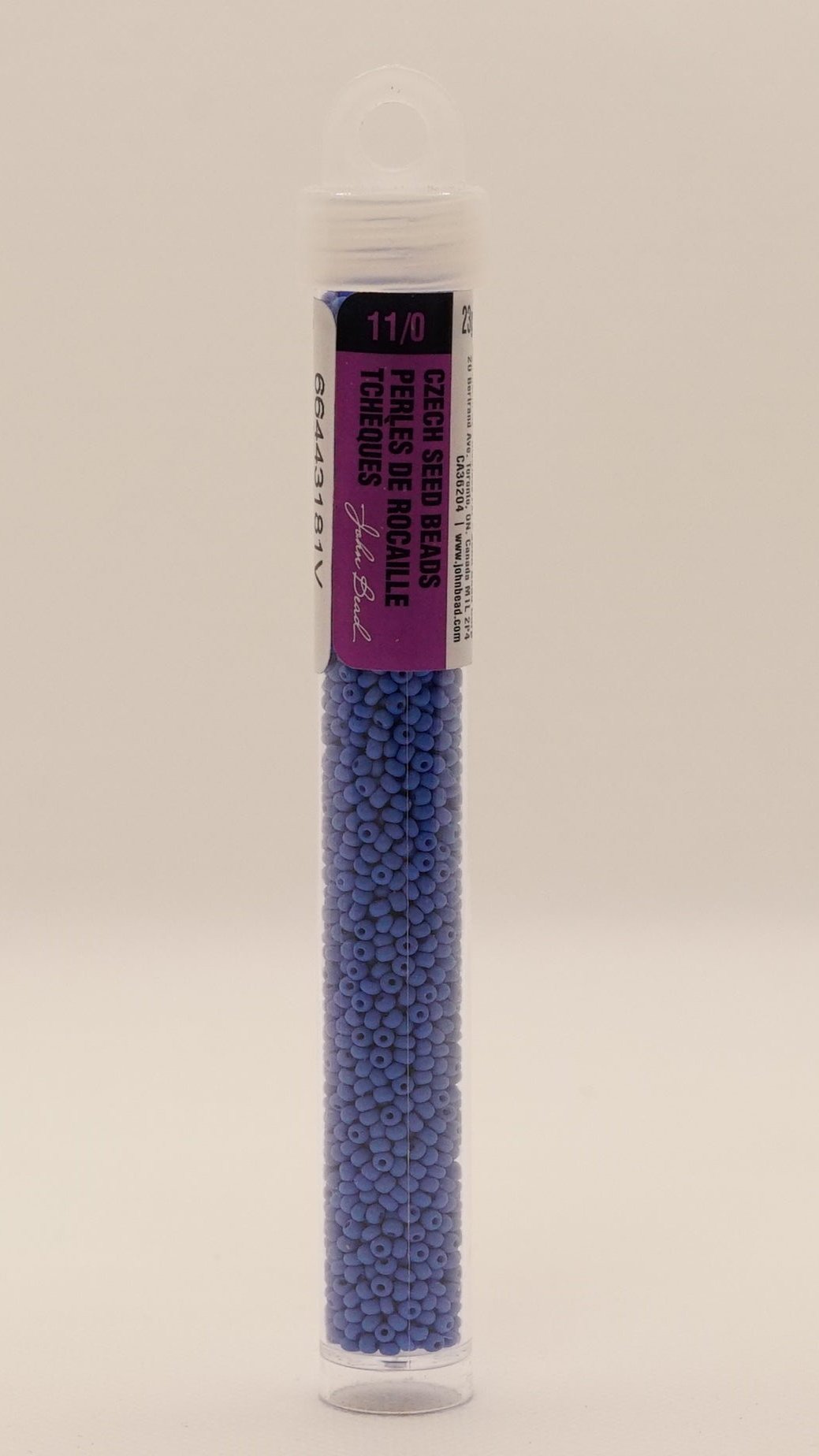 11/0 PermaLux Dyed Chalk Light Blue Matt 280
