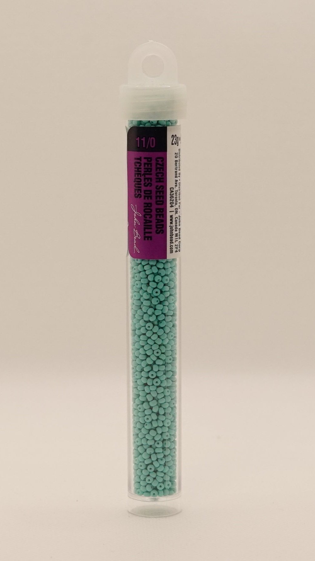 11/0 PermaLux Dyed Chalk Mint Matt 284