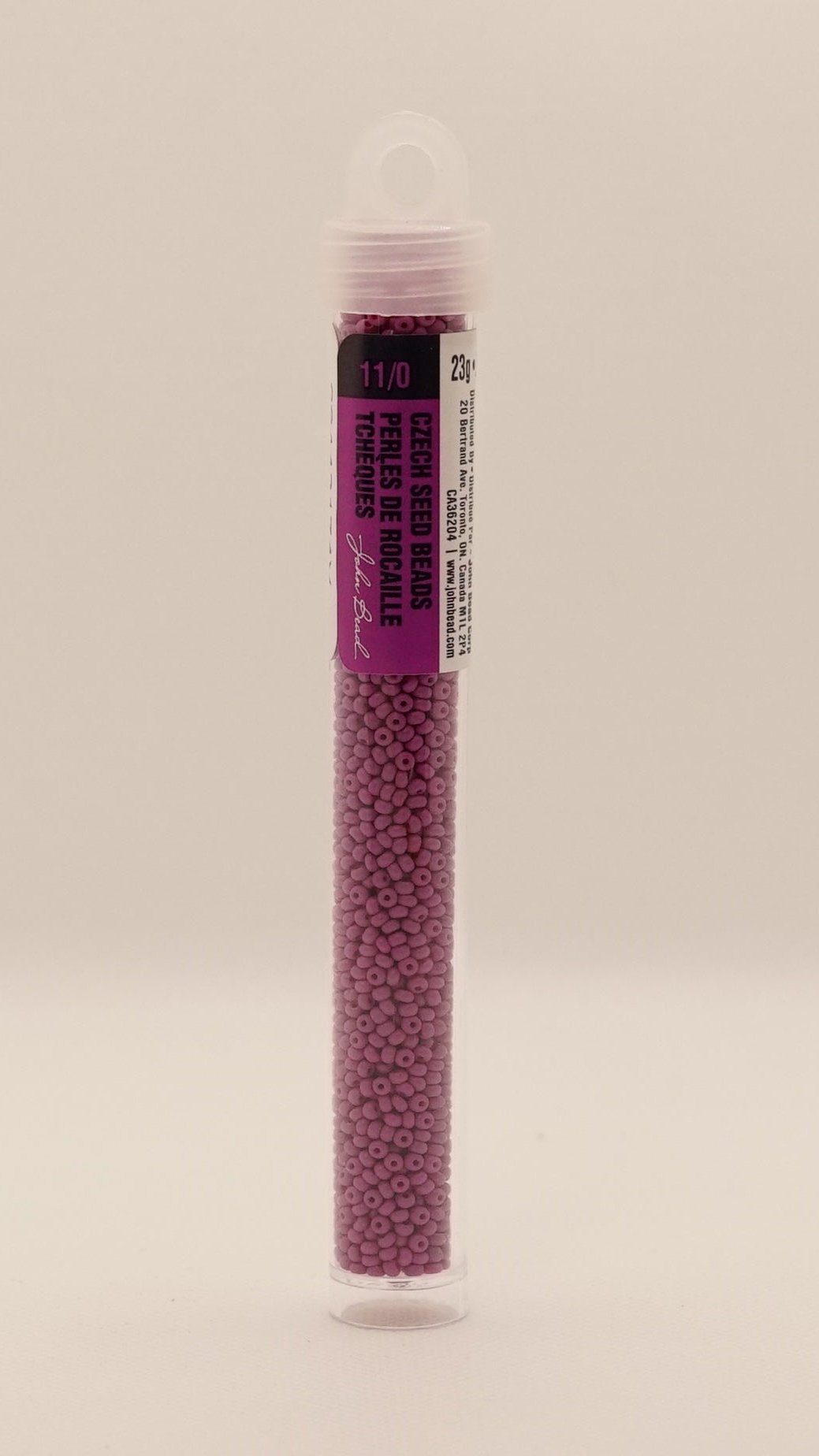 11/0 PermaLux Dyed Chalk Purple Matt 287