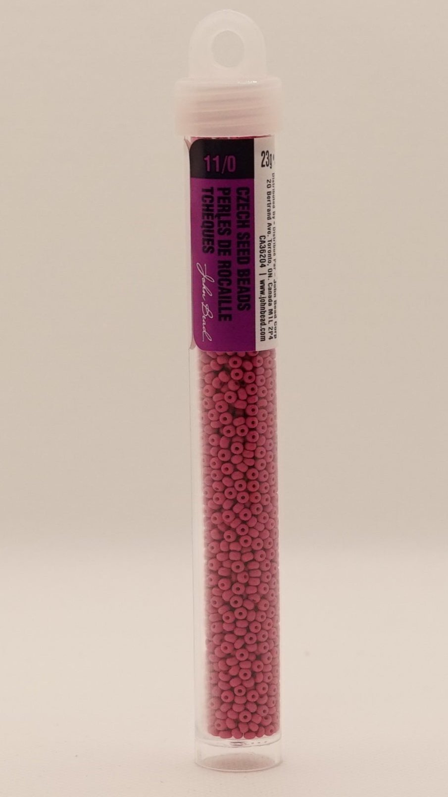 11/0 PermaLux Dyed Chalk Fuchsia Matt 289