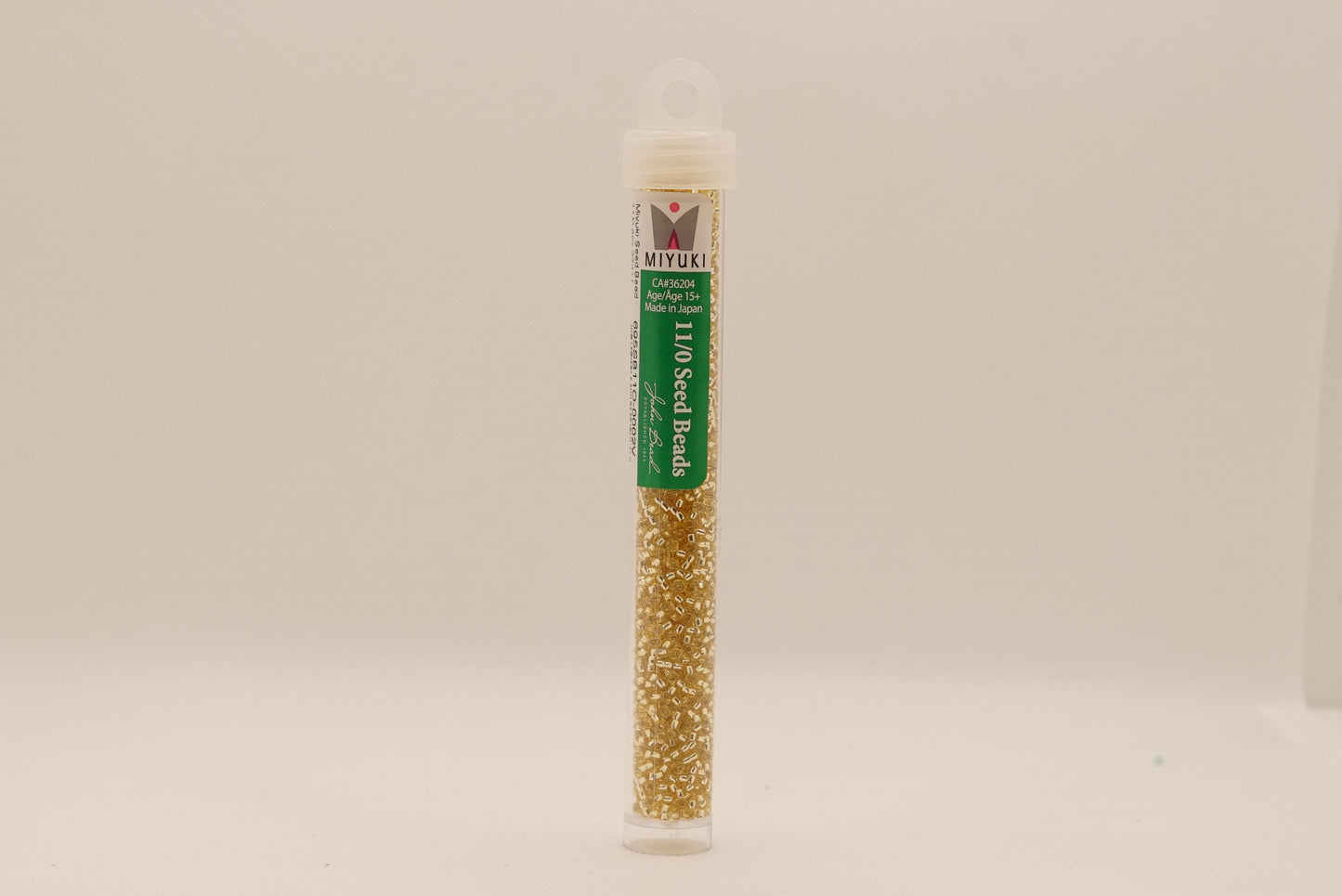323 - Miyuki Seed Bead 11/0 Lt.Gold Silver Lined