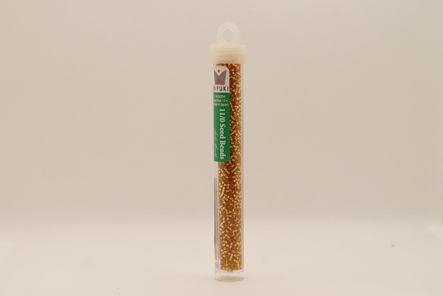 325 - Miyuki Seed Bead 11/0 Dark Gold Silver Lined