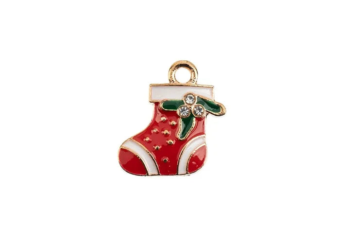 Sweet & Petite Holiday Charms 18x17mm Stocking 8pcs