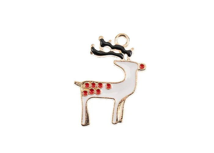 Sweet & Petite Holiday Charms 23x18mm Reindeer 8pcs