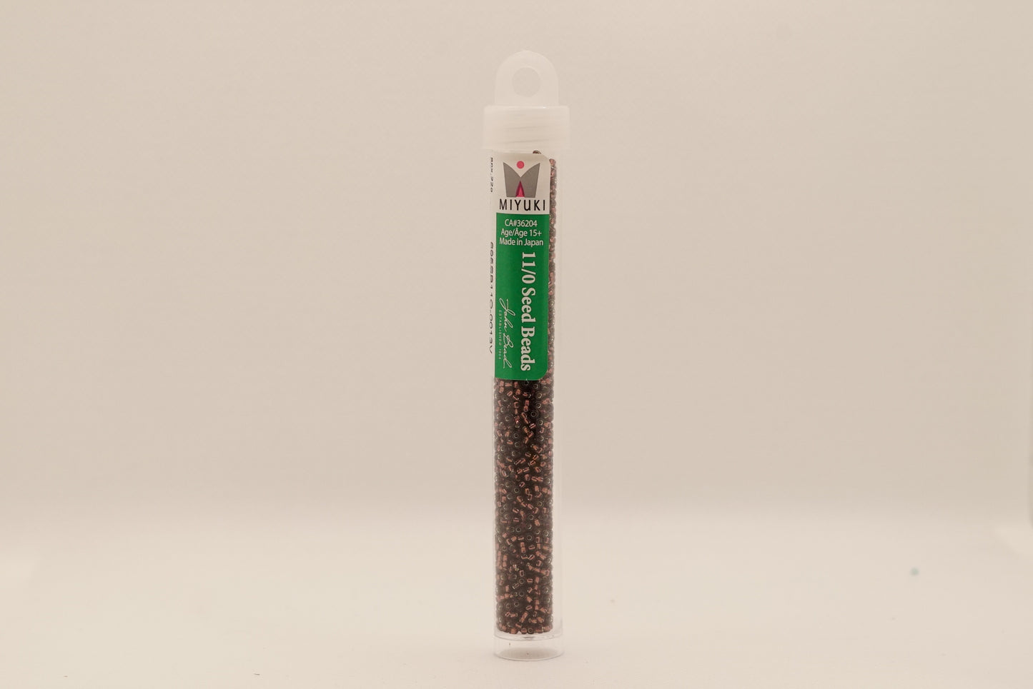 332 - Miyuki Seed Bead 11/0 Dark Smoky Amethyst S/L