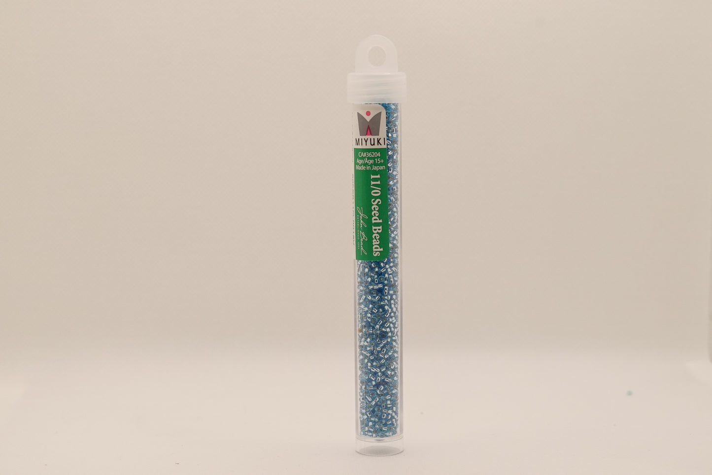 335 - Miyuki Seed Bead 11/0 Aqua Silver Lined