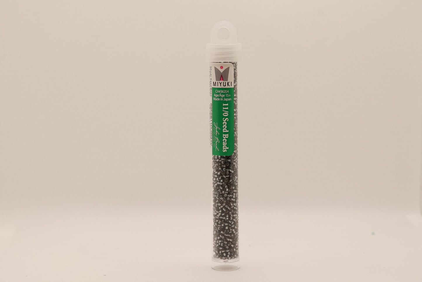 338 - Miyuki Seed Bead 11/0 Grey Silver Lined