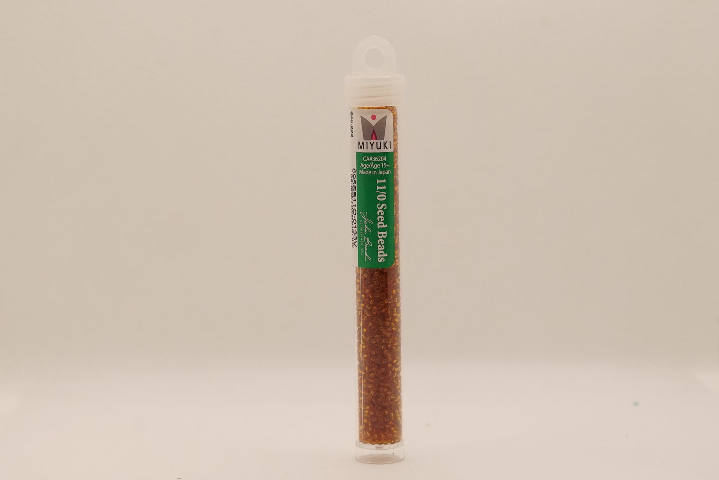 350 - Miyuki Seed Bead 11/0 Topaz Transparent