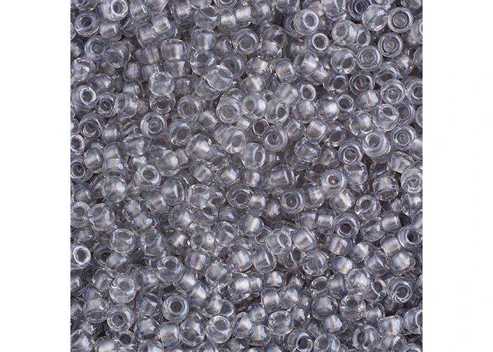 379 - Miyuki Seed Bead 11/0 Spkl Pewter Lined Crystal