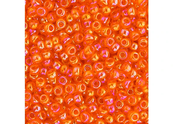 383 - Miyuki Seed Bead 11/0 Lt.Orange Transparent AB