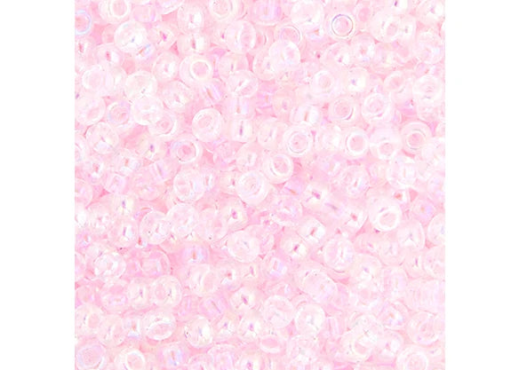 391 - Miyuki Seed Bead 11/0 Lt.Pink AB Lined-Dyed