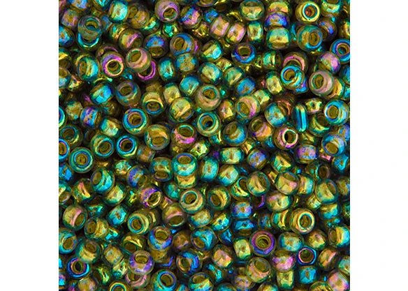 405 - Miyuki Seed Bead 11/0 Olivine Chartreuse Lined AB