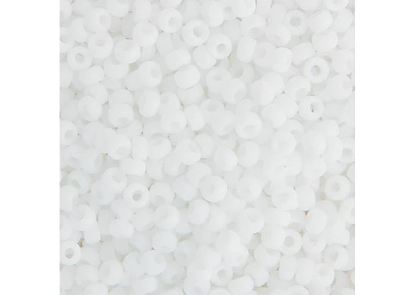 415 - Miyuki Seed Bead 11/0 Chalk White Opaque Matte