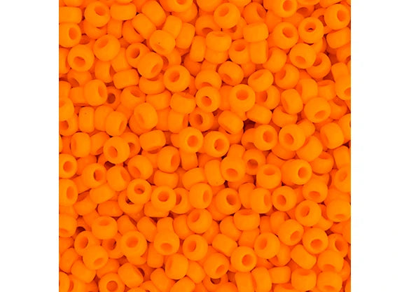 418 - Miyuki Seed Bead 11/0 Orange Mandarin Opaque