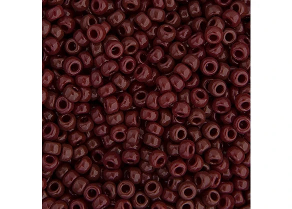 422 - Miyuki Seed Bead 11/0 Chocolate Brown Opaque
