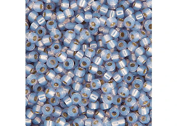 454 - Miyuki Seed Bead 11/0 SmokeGrey S/L Opal Dyed Alabaster