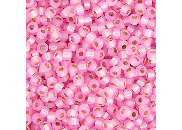 460 - Miyuki Seed Bead 11/0 Pink S/L Dyed Alabaster