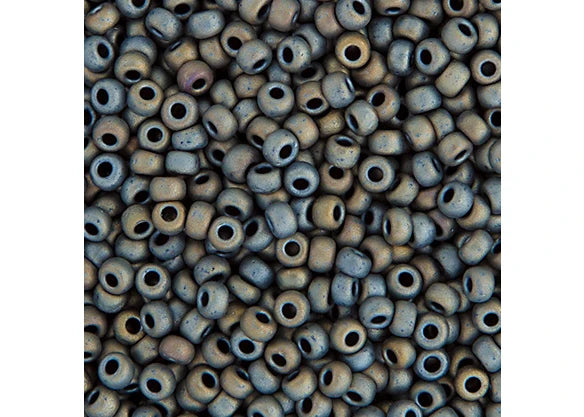 485 - Miyuki Seed Bead 11/0 Tawny Gray Matte Metallic