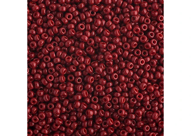 501 - Miyuki Seed Bead 11/0 Light Maroon Opaque Duracoat