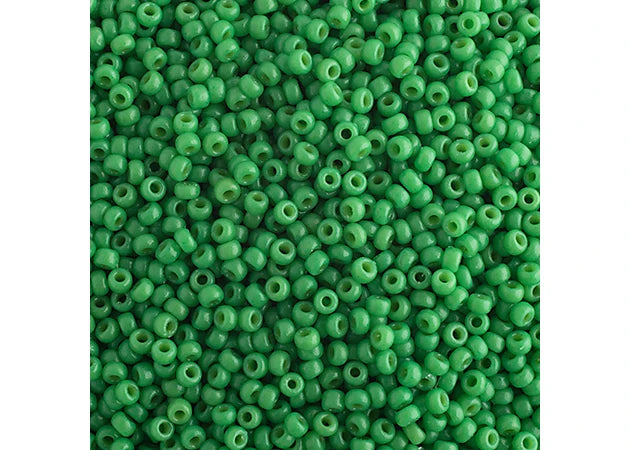 502 - Miyuki Seed Bead 11/0 Spring Green Opaque Duracoat
