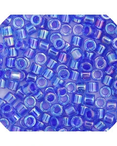 Miyuki Delica 11/0 Blue Violet AB Lined-Dyed