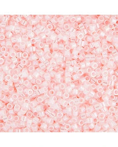 Miyuki Delica 11/0 Crystal Pale Salmon Ceylon
