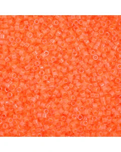 Miyuki Delica 11/0 Light Orange Luminous Neon Color