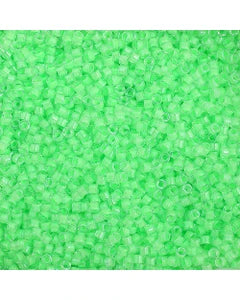 Miyuki Delica 11/0 Light Green Luminous Neon Color