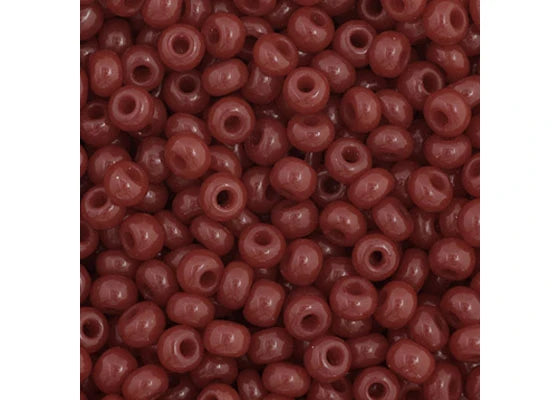 42 - 11/0 Vial Opaque Cranberry