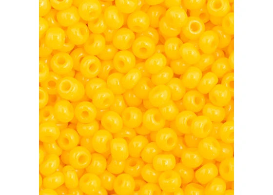 44 - 11/0 Vial Opaque Golden Yellow