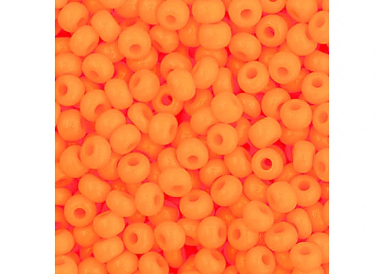 45 - 11/0 Vial Opaque Light Orange