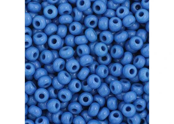 47 - 11/0 Vial Opaque Medium Blue